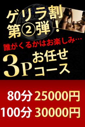 お任せ3Pコース