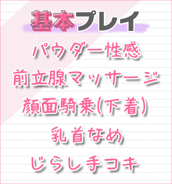 男性が完全に受身のプレイ内容です